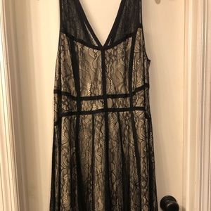 Light, flowing, sexy dress falls right below knees